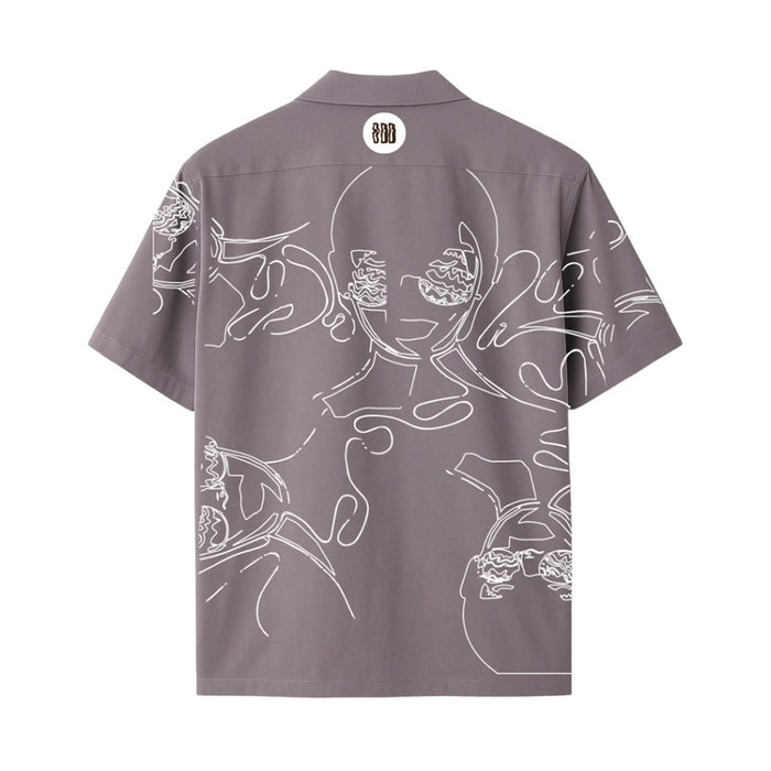 Faces Shirt - graphic streetwear oversized shirt, Odd Not Even