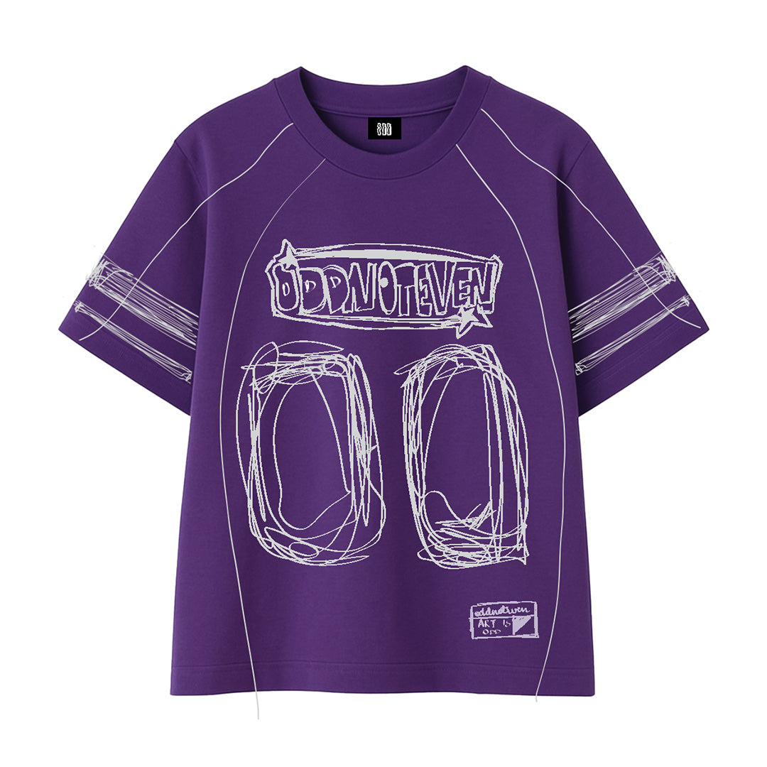 Purple Jersey Tshirt – Odd Not Even