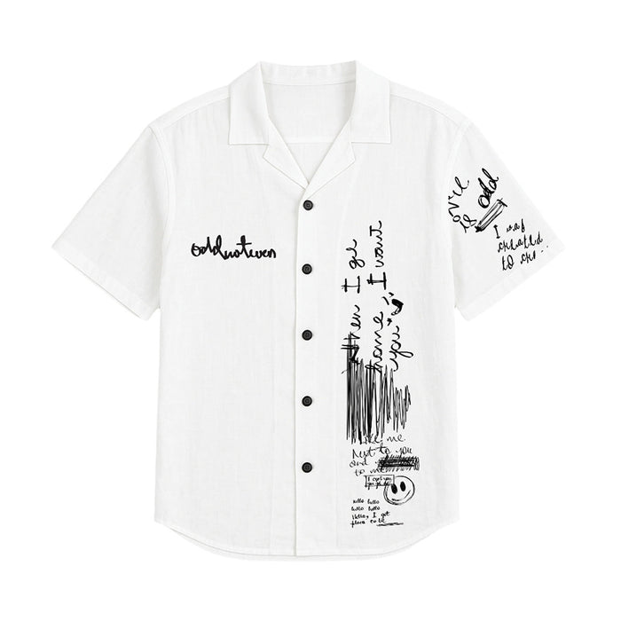 'Places to be' Linen Shirt - linen shirt by Odd Not Even