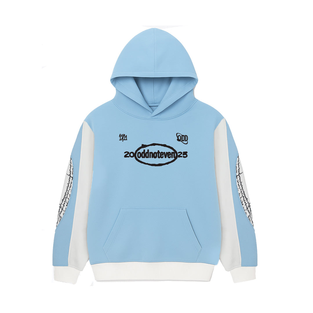 Blue Jersey Hoodie