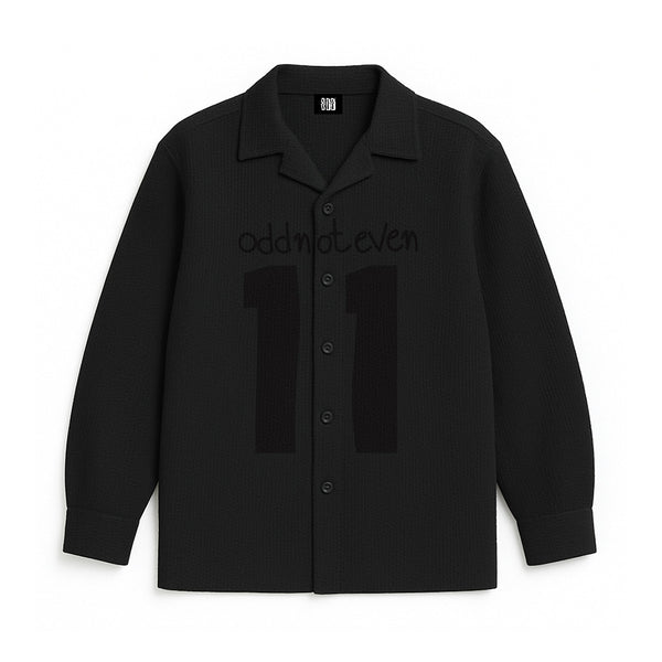 11-11 Black Full Sleeve Shirt