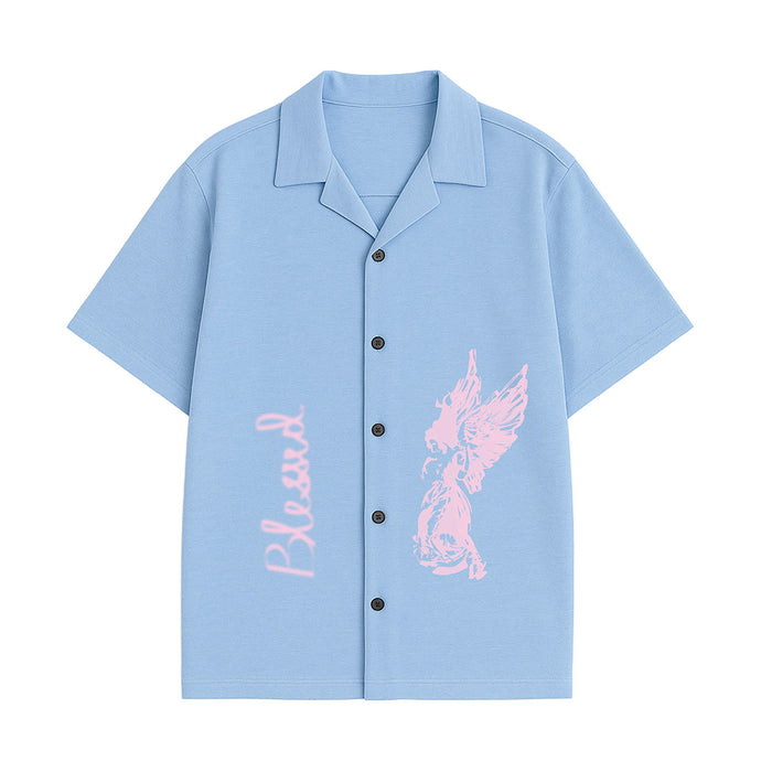 Blessed Blue Shirt - oversized shirt by Odd Not Even