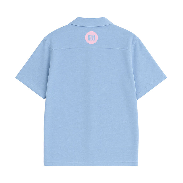 Blessed Blue Shirt - graphic streetwear oversized shirt, Odd Not Even