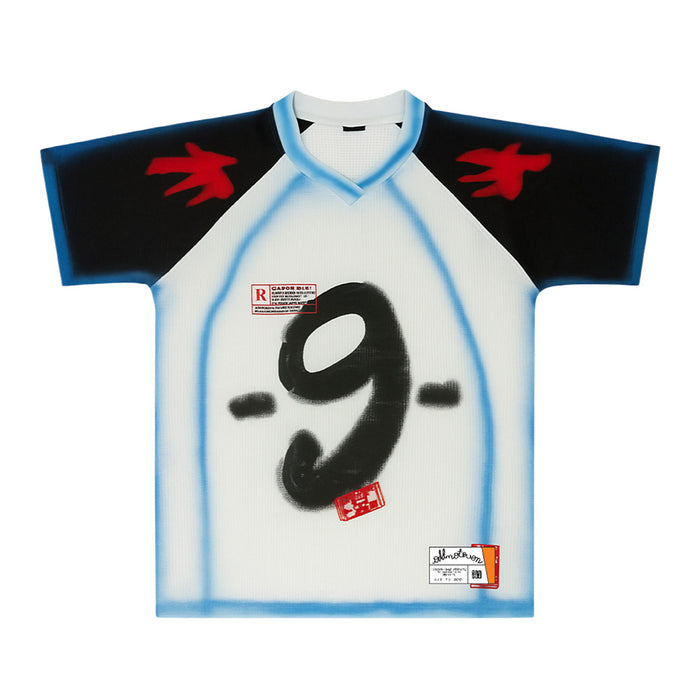 '9' Club Spray Jersey - oversized fashion jersey by Odd Not Even