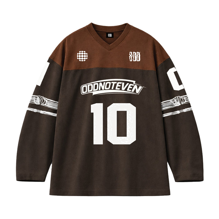 Brown Drift Jersey - oversized fashion jersey by Odd Not Even