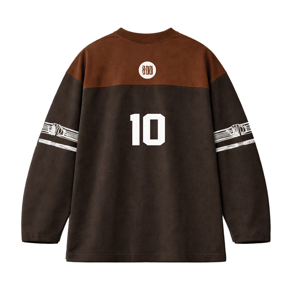 Brown Drift Jersey - graphic streetwear fashion jersey, Odd Not Even