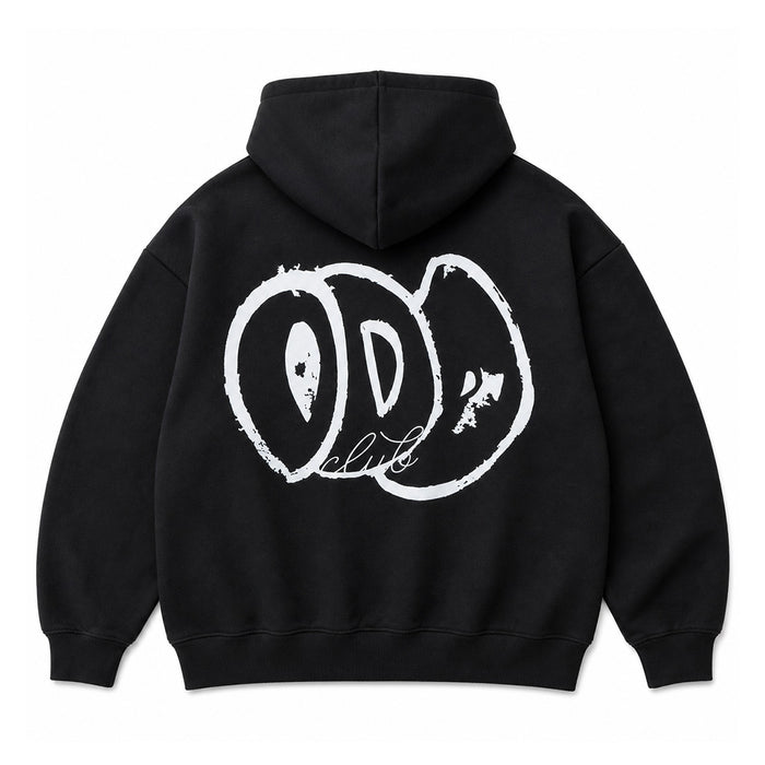Odd Club Black Hoodie - Odd Club collection hoodie, Odd Not Even