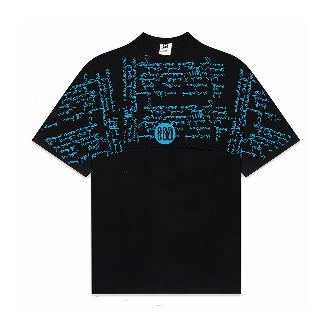 Black Scribble Tshirt