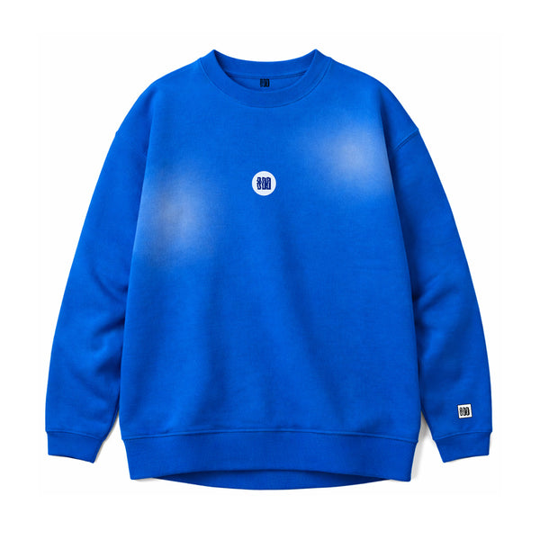 Royal Blue Spray Sweatshirt - graphic streetwear sweatshirt, Odd Not Even