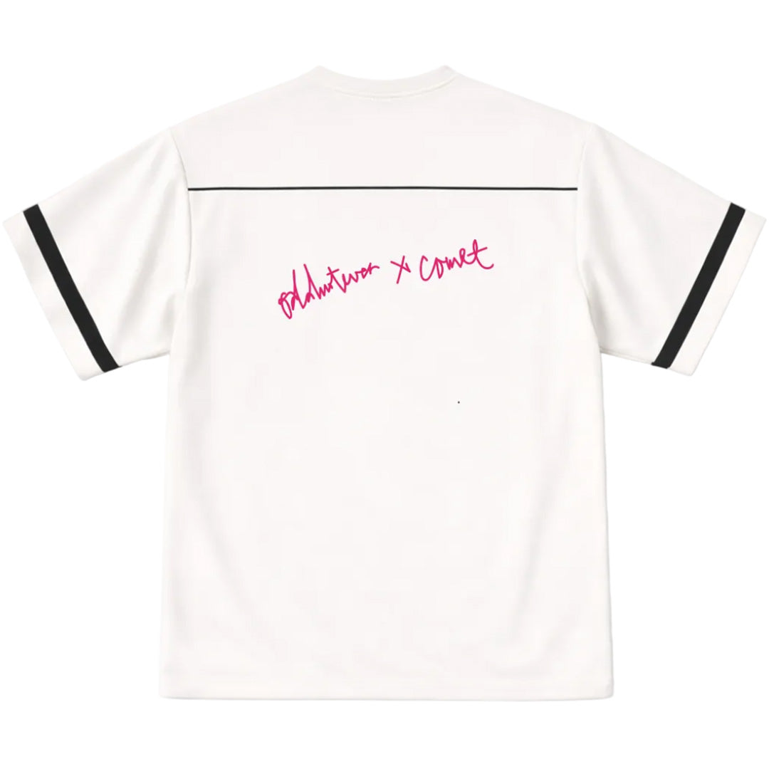 Comet x Odd Scribbled Heart White Jersey