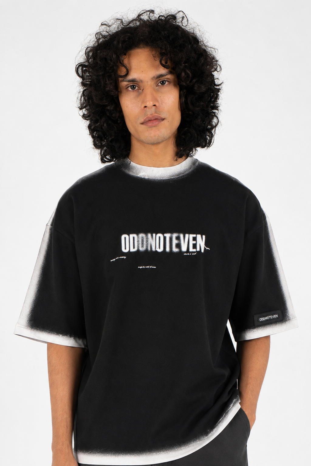 Falling Angel Oversized Tshirt Black