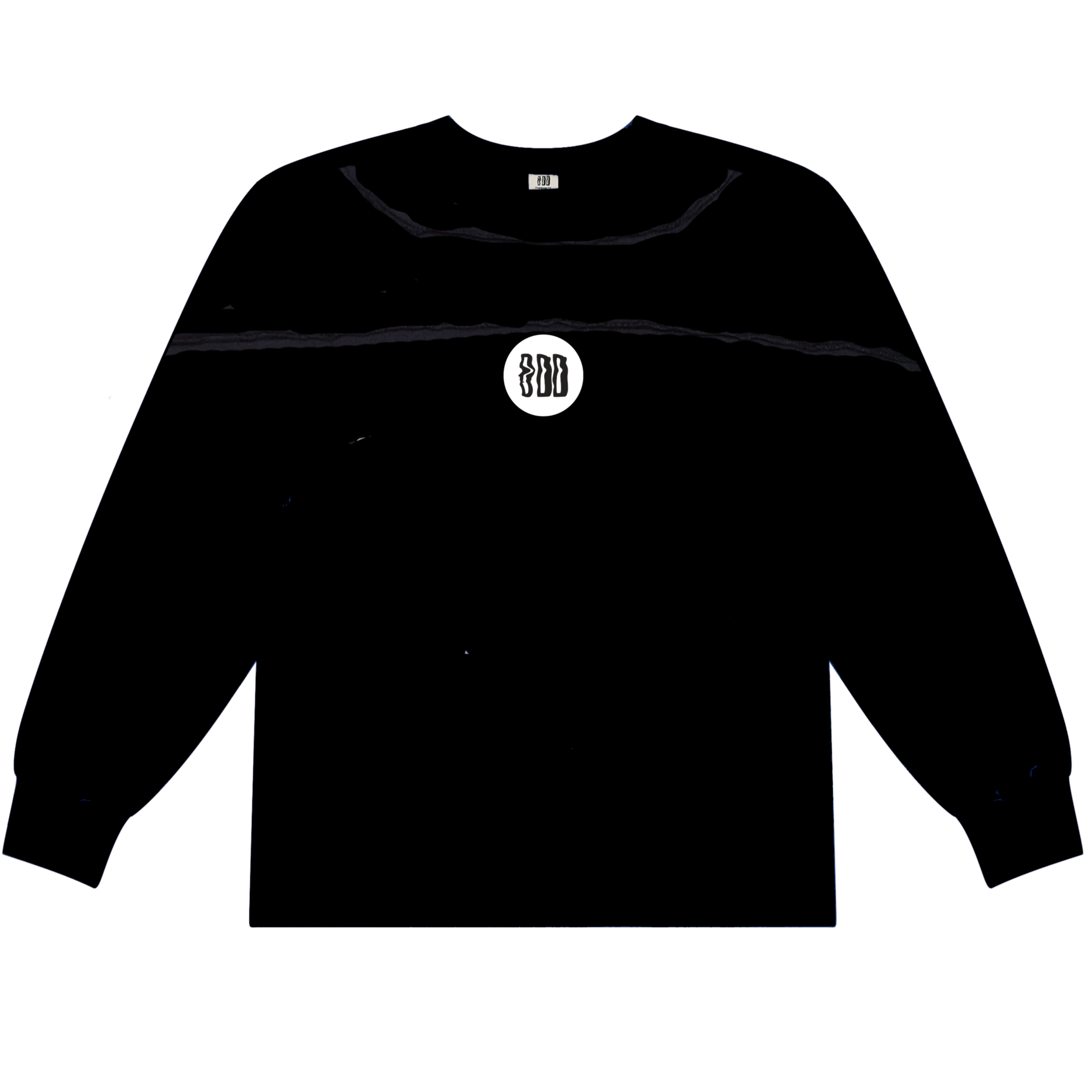 Black Scribble Sweatshirt