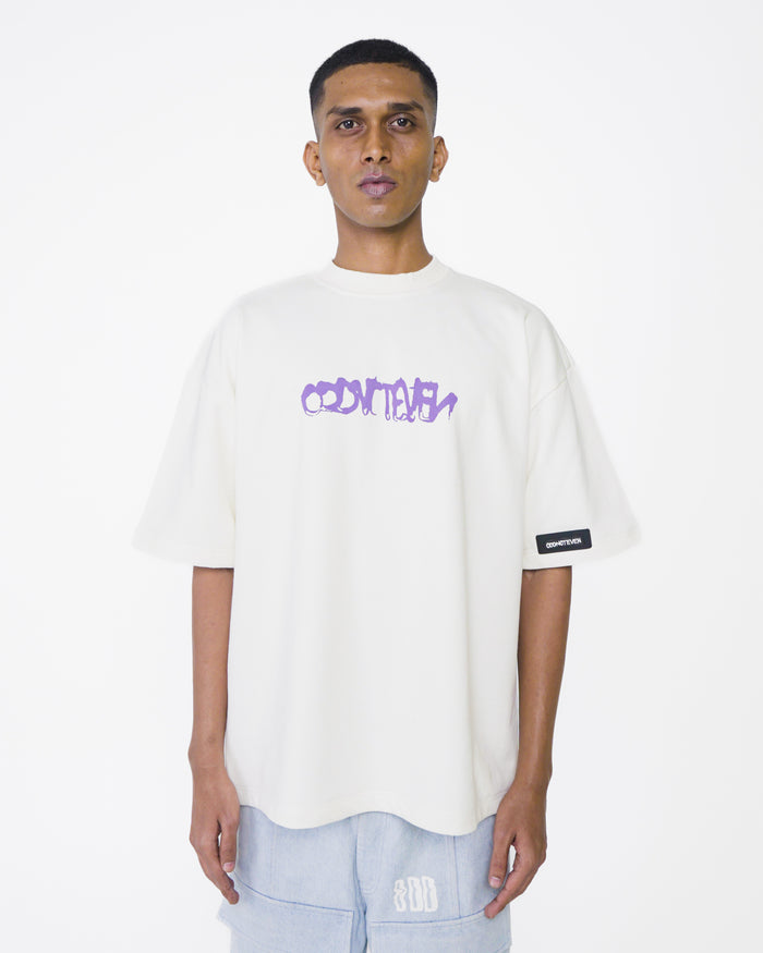 Odd Club White Tshirt - oversized t-shirt by Odd Not Even