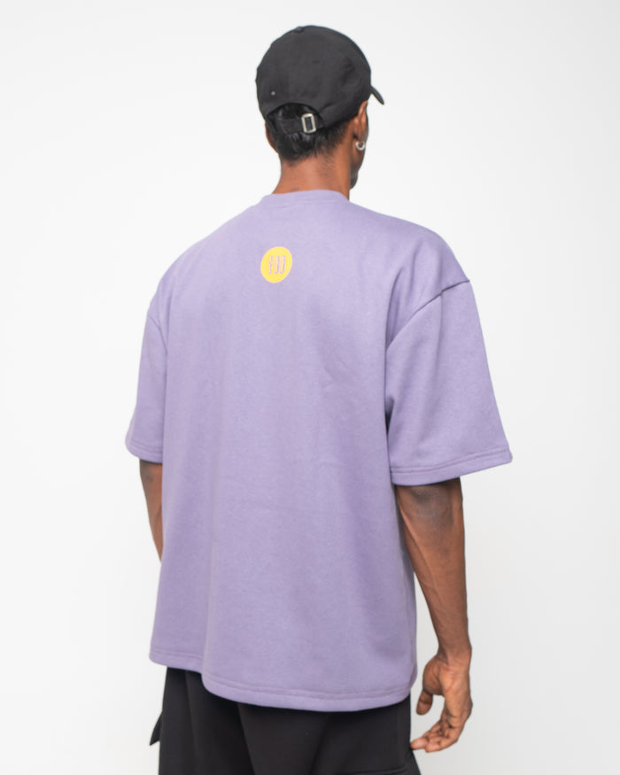 Odd Club Purple Tshirt - streetwear oversized t-shirt in purple