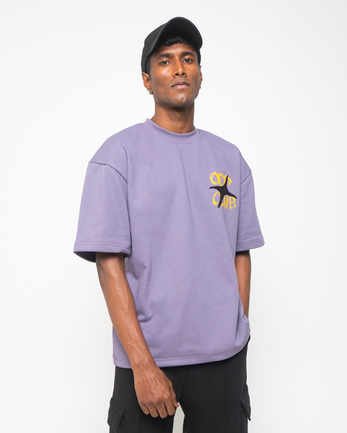 Odd Club Purple Tshirt - Odd Club collection oversized t-shirt, Odd Not Even