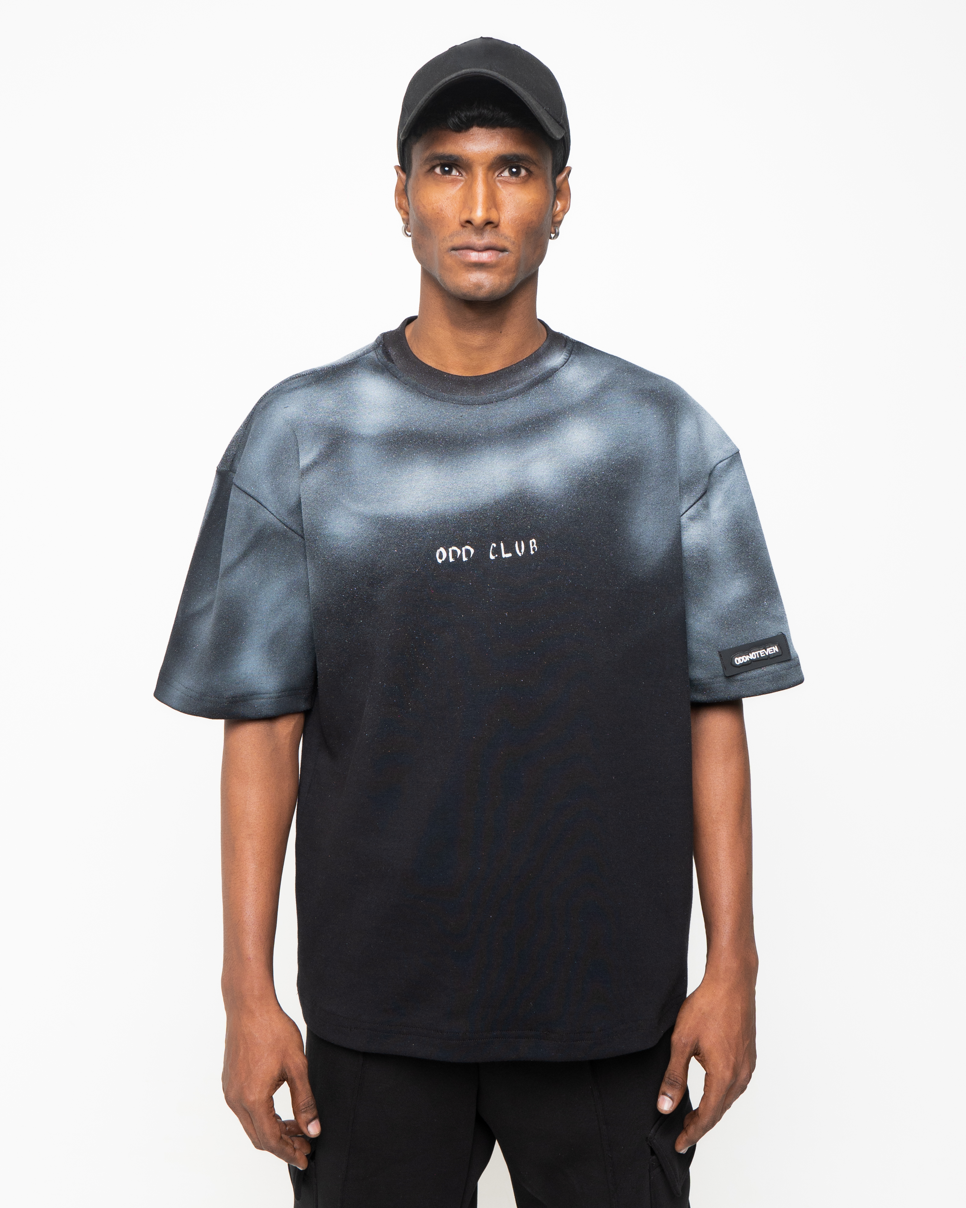 Odd Club Spray Black Tshirt