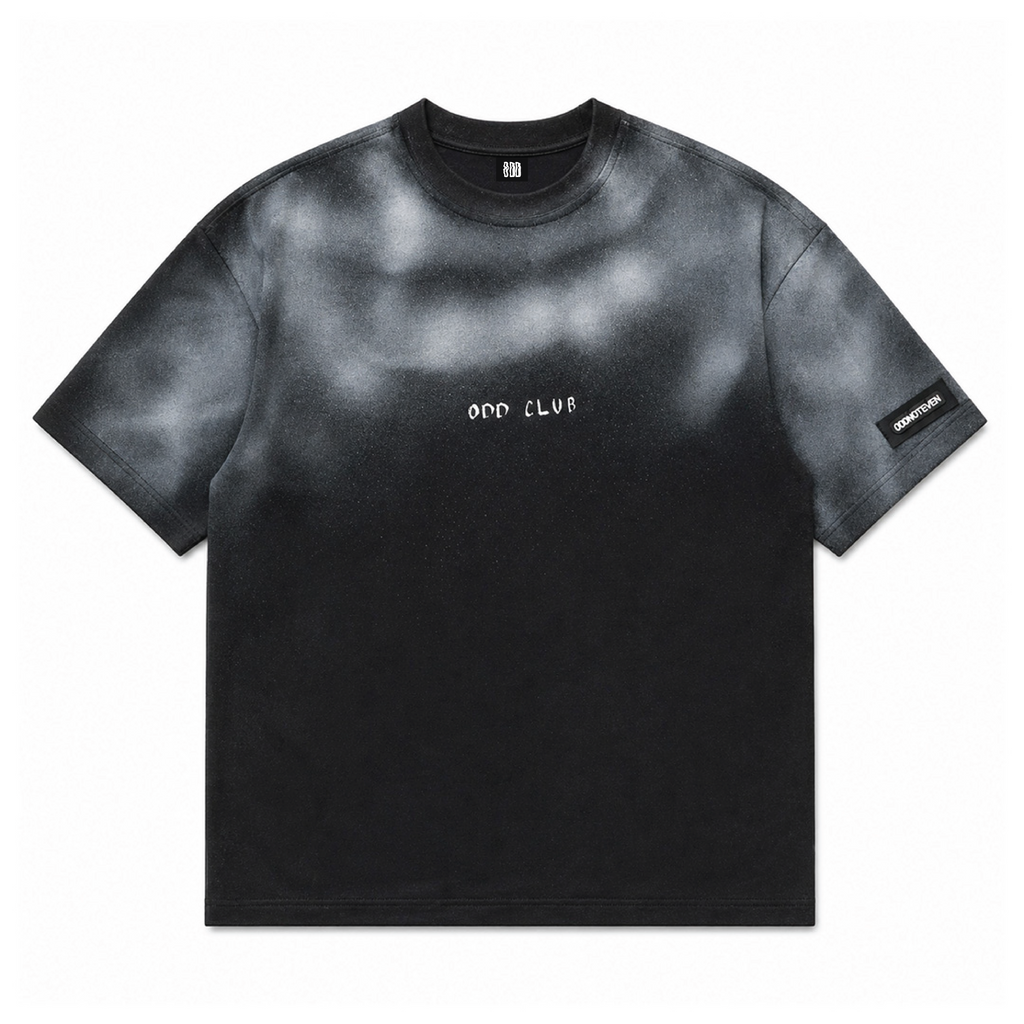 Odd Club Spray Black Tshirt