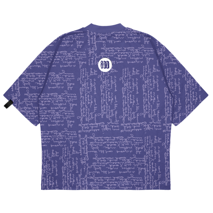 NOT BASIC PURPLE TSHIRT - oversized t-shirt by Odd Not Even
