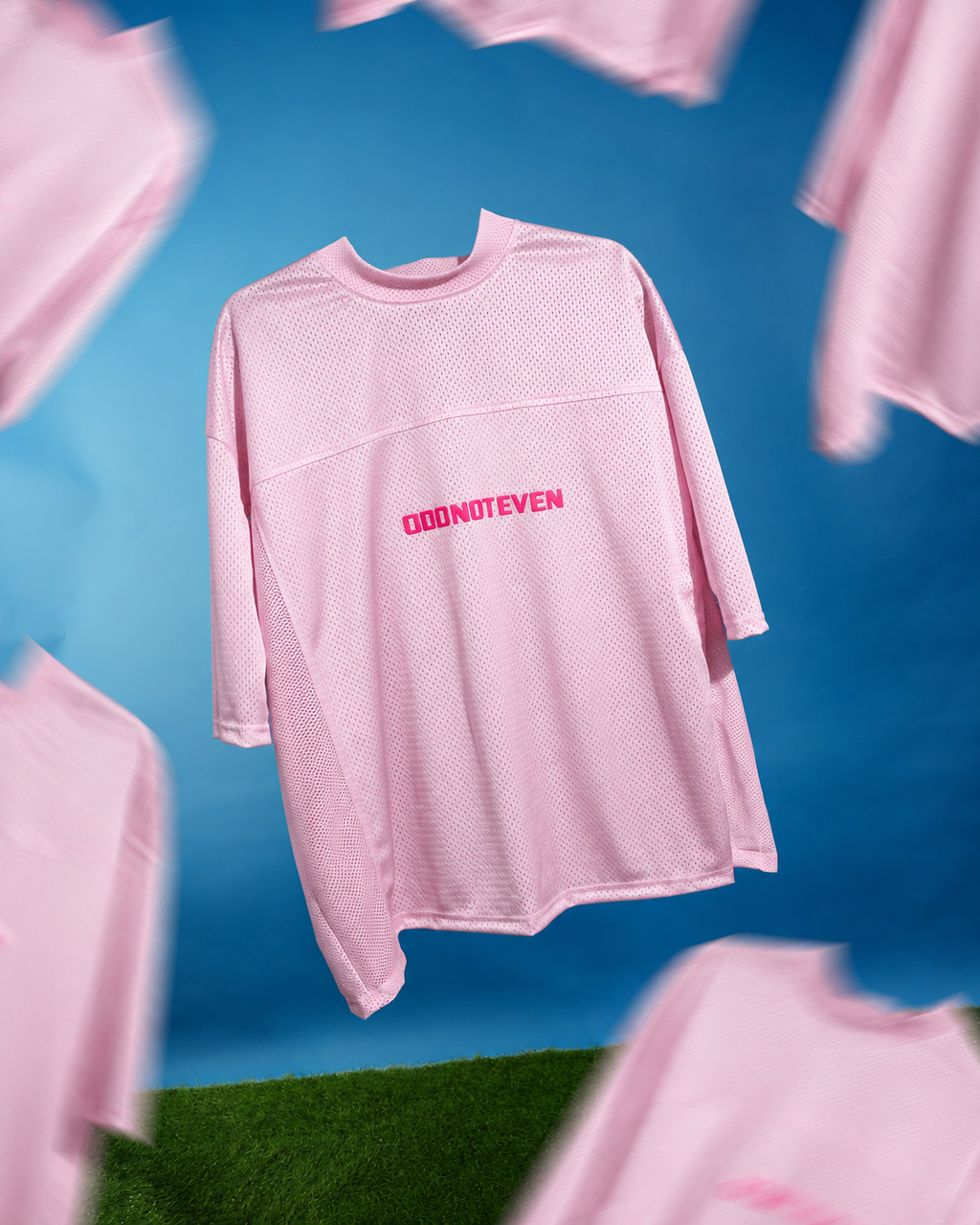 ODD Basic Jersey (Pink) - relaxed fit fashion jersey, Odd Not Even streetwear