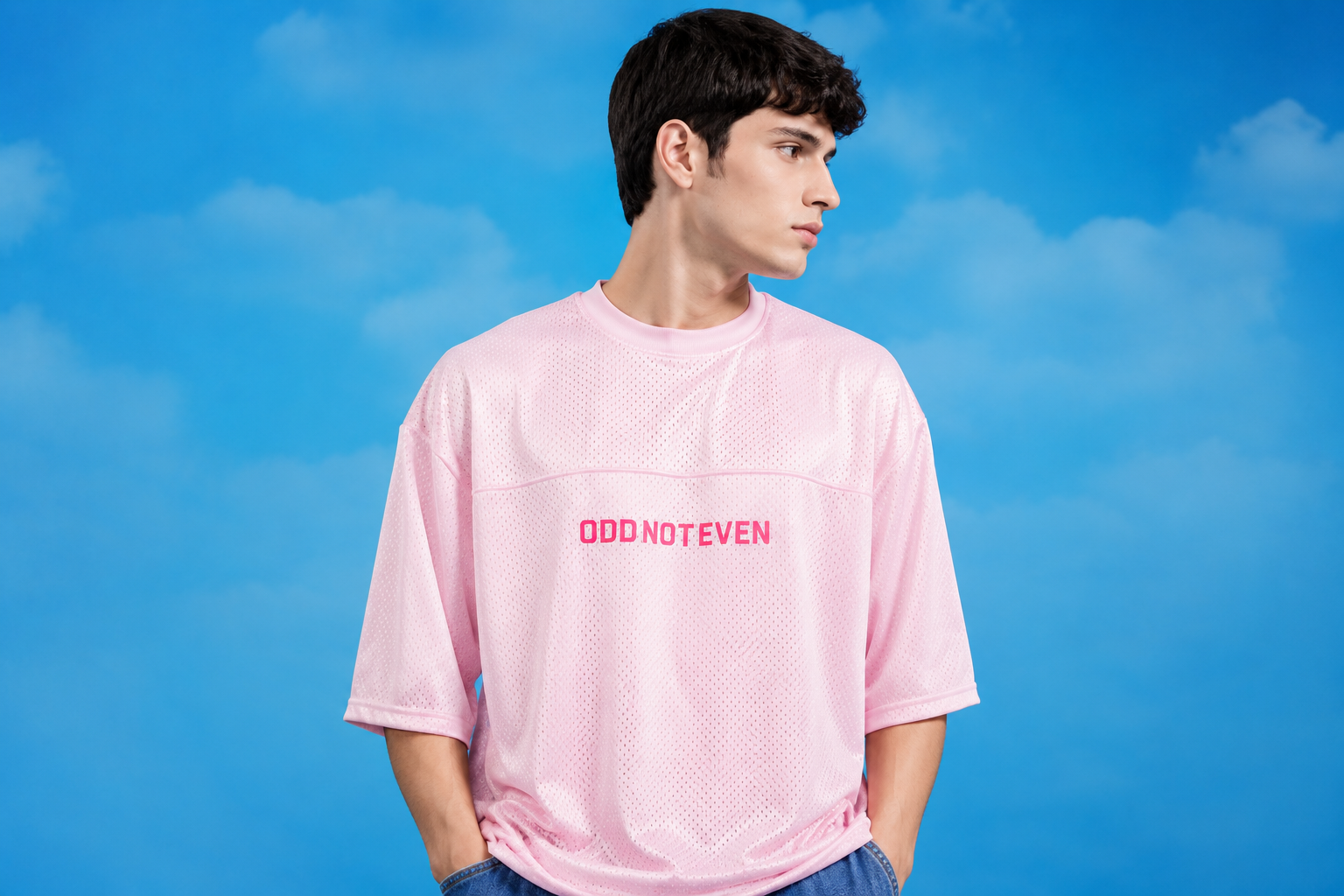 ODD Basic Jersey (Pink) - graphic streetwear fashion jersey, Odd Not Even