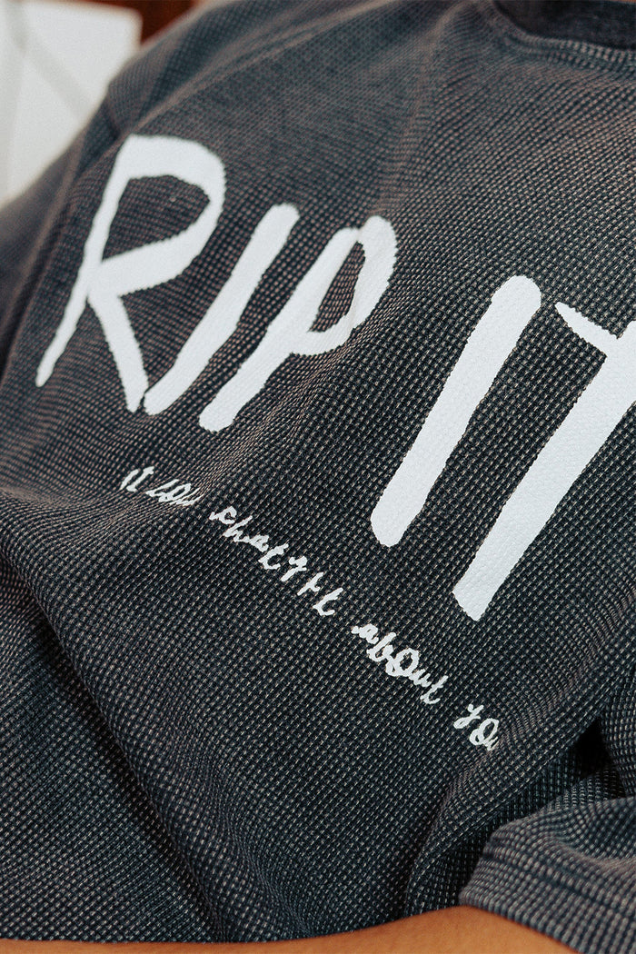 'Rip IT' Washed Tshirt - relaxed fit oversized t-shirt, Odd Not Even streetwear