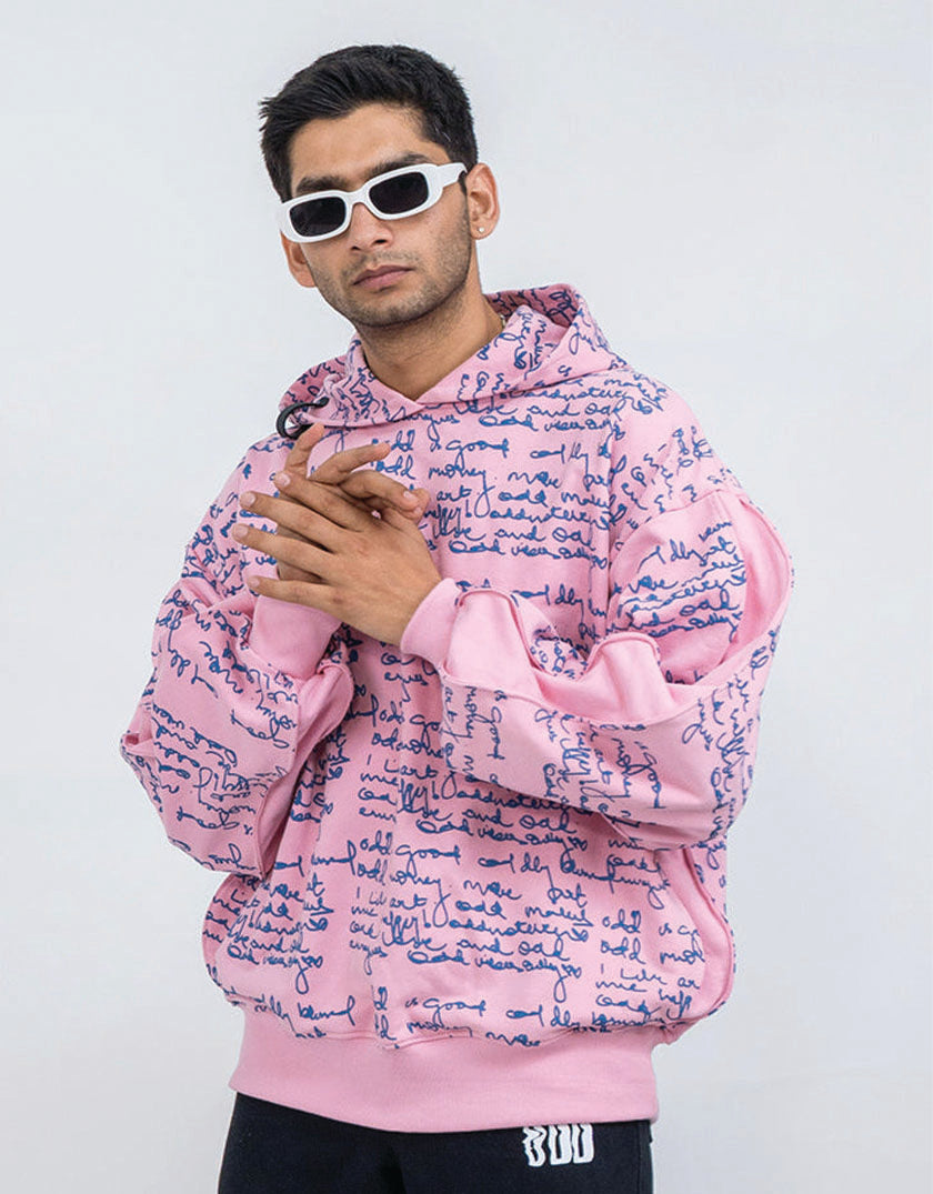 Scribble Wave Hoodie