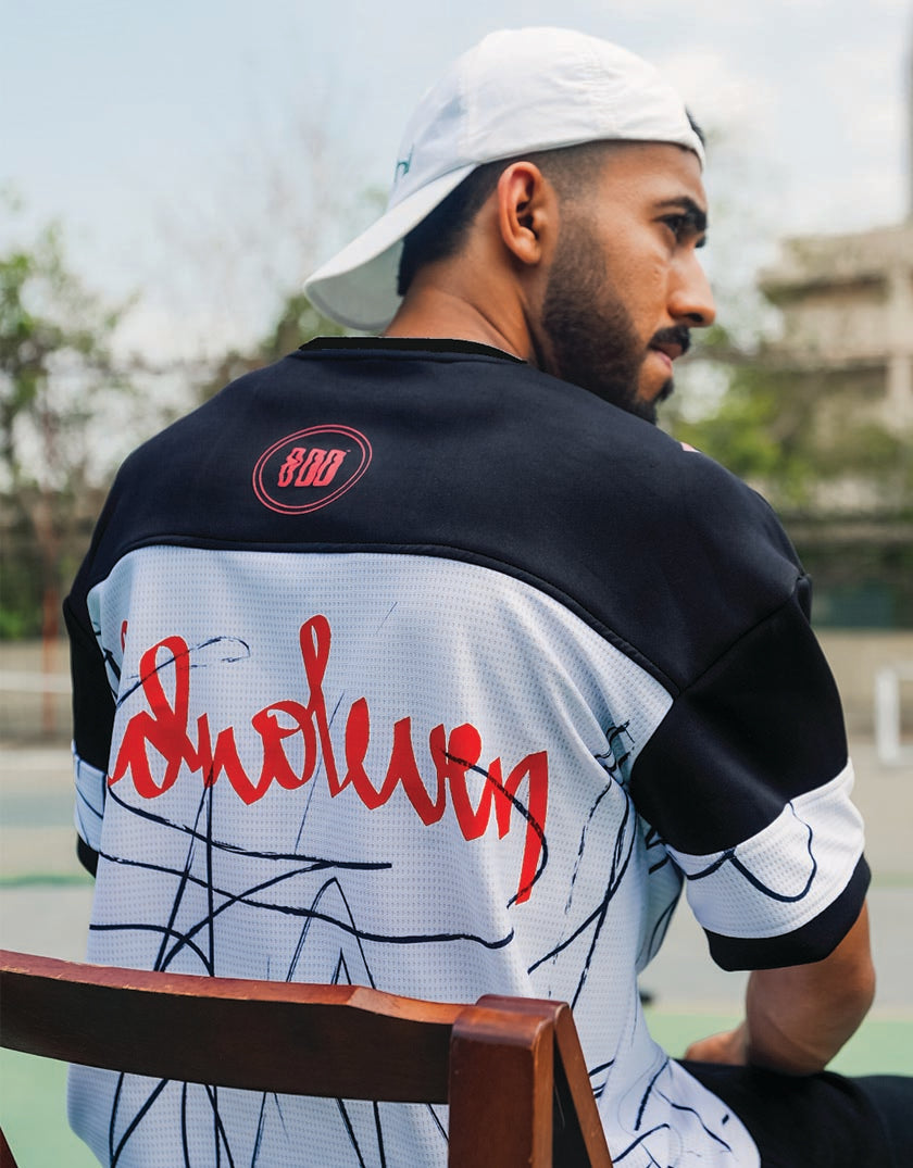 Scribbled Black Jersey