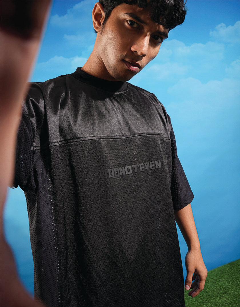 ODD Basic Black Jersey | Mens Streetwear | Odd Not Even