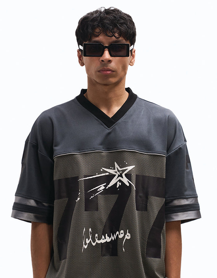777 Reflective Jersey - relaxed fit fashion jersey, Odd Not Even streetwear