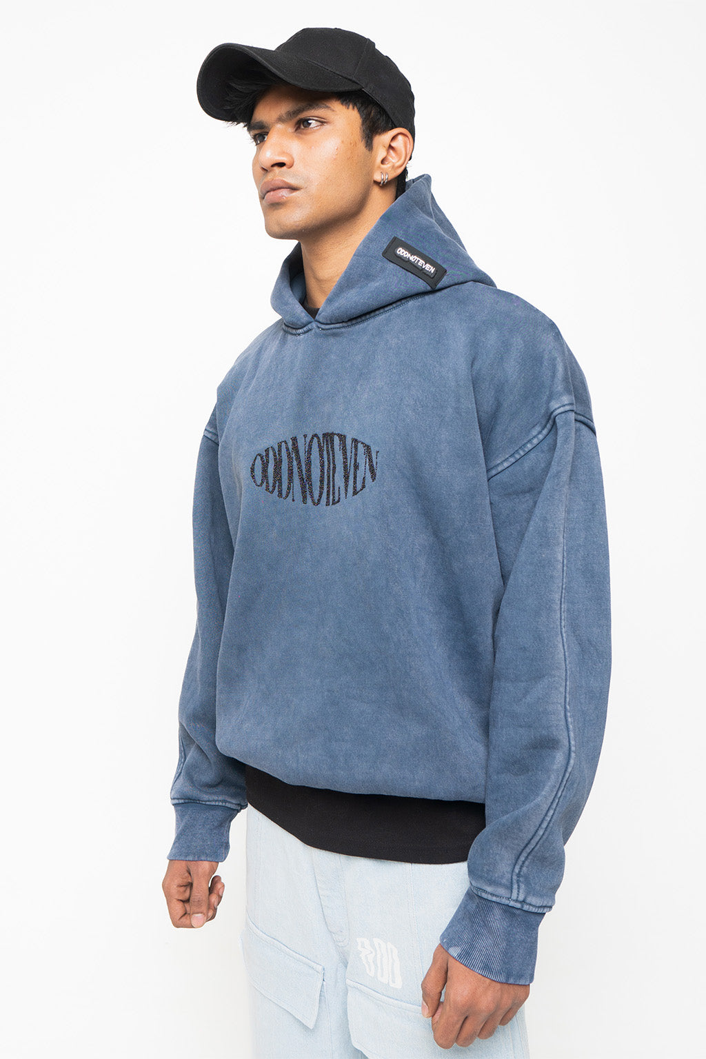 Odd Club Blue Washed Hoodie