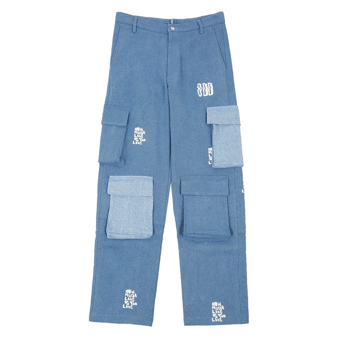 How Much Love Denim Cargos