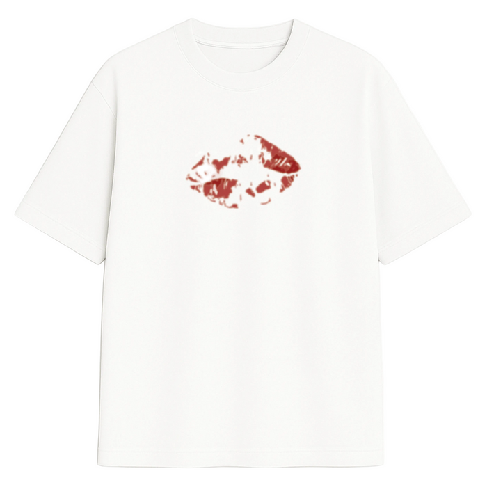'Kiss Me' Tshirt - graphic streetwear oversized t-shirt, Odd Not Even