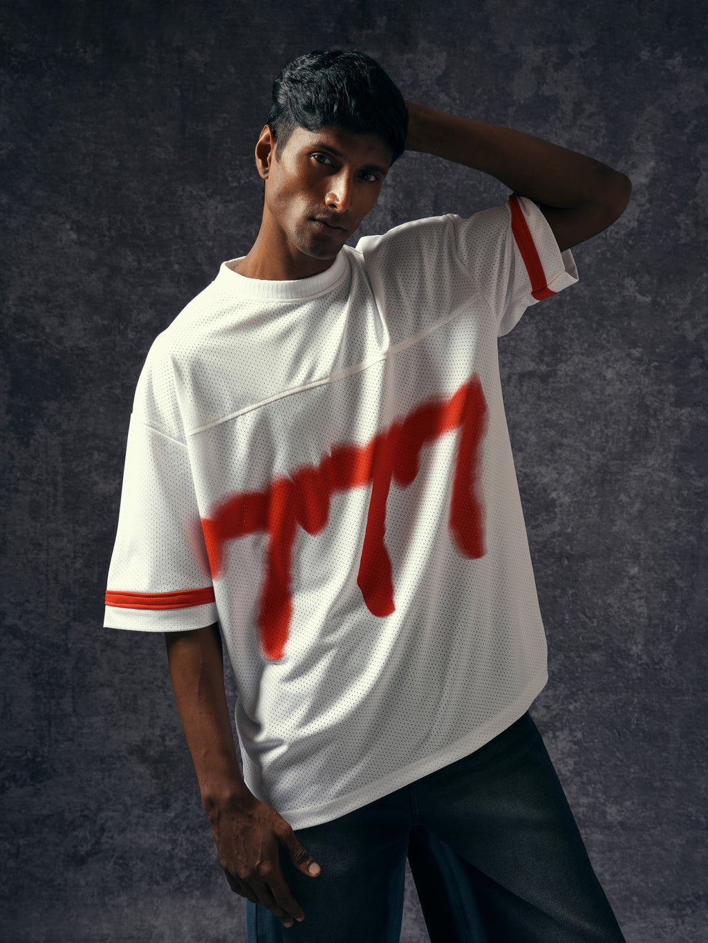 777 White Basic Jersey