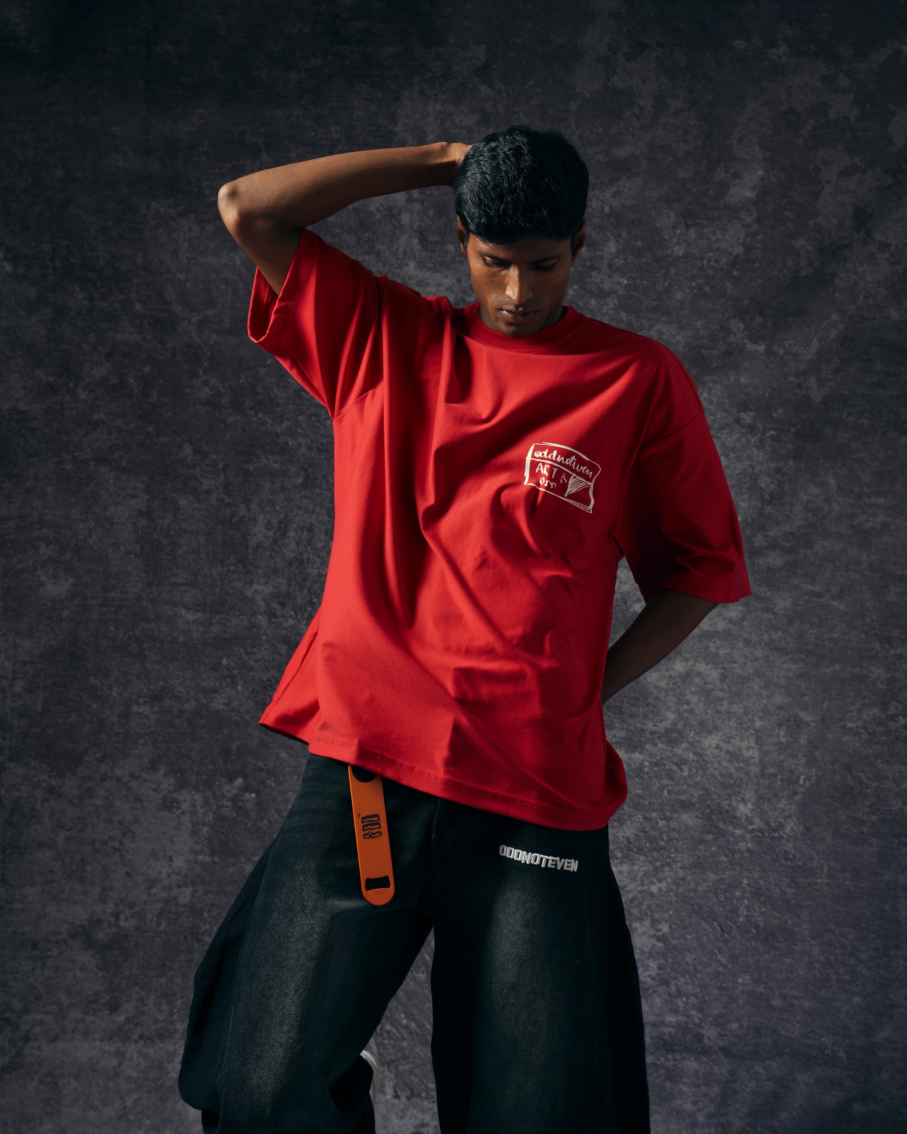 Odd Red Basic Tshirt