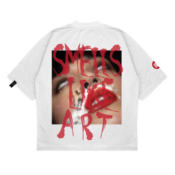 SMELLS LIKE ART TSHIRT - graphic streetwear oversized t-shirt, Odd Not Even