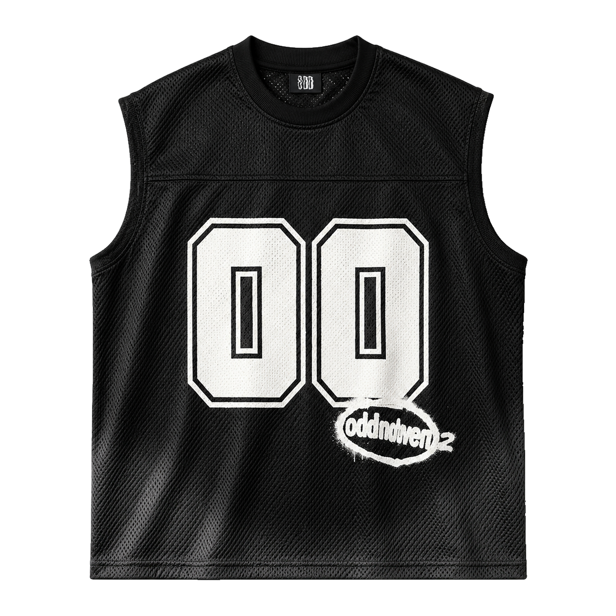 00 Black Basic Sleeveless Jersey