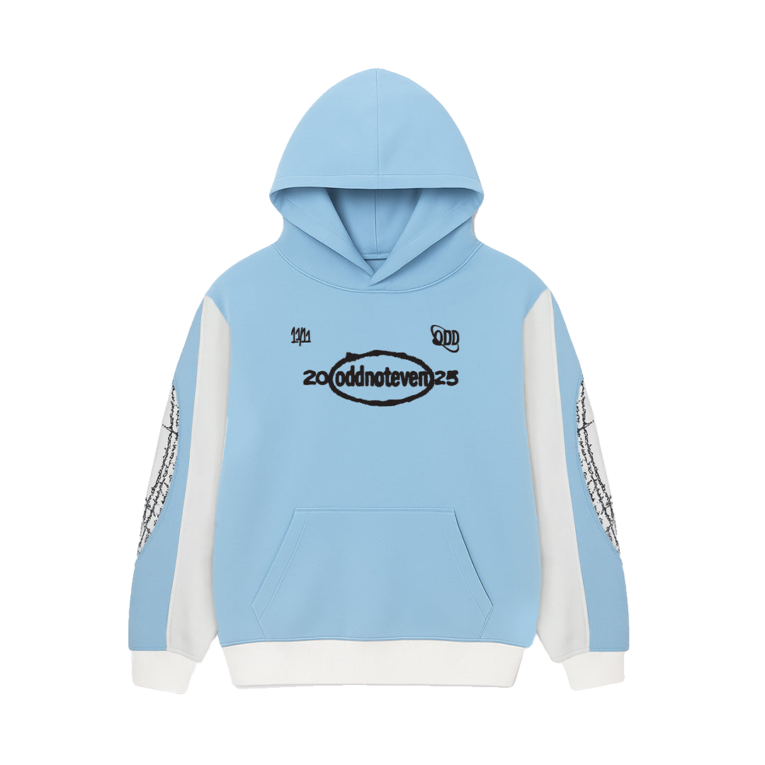 Blue Jersey Hoodie