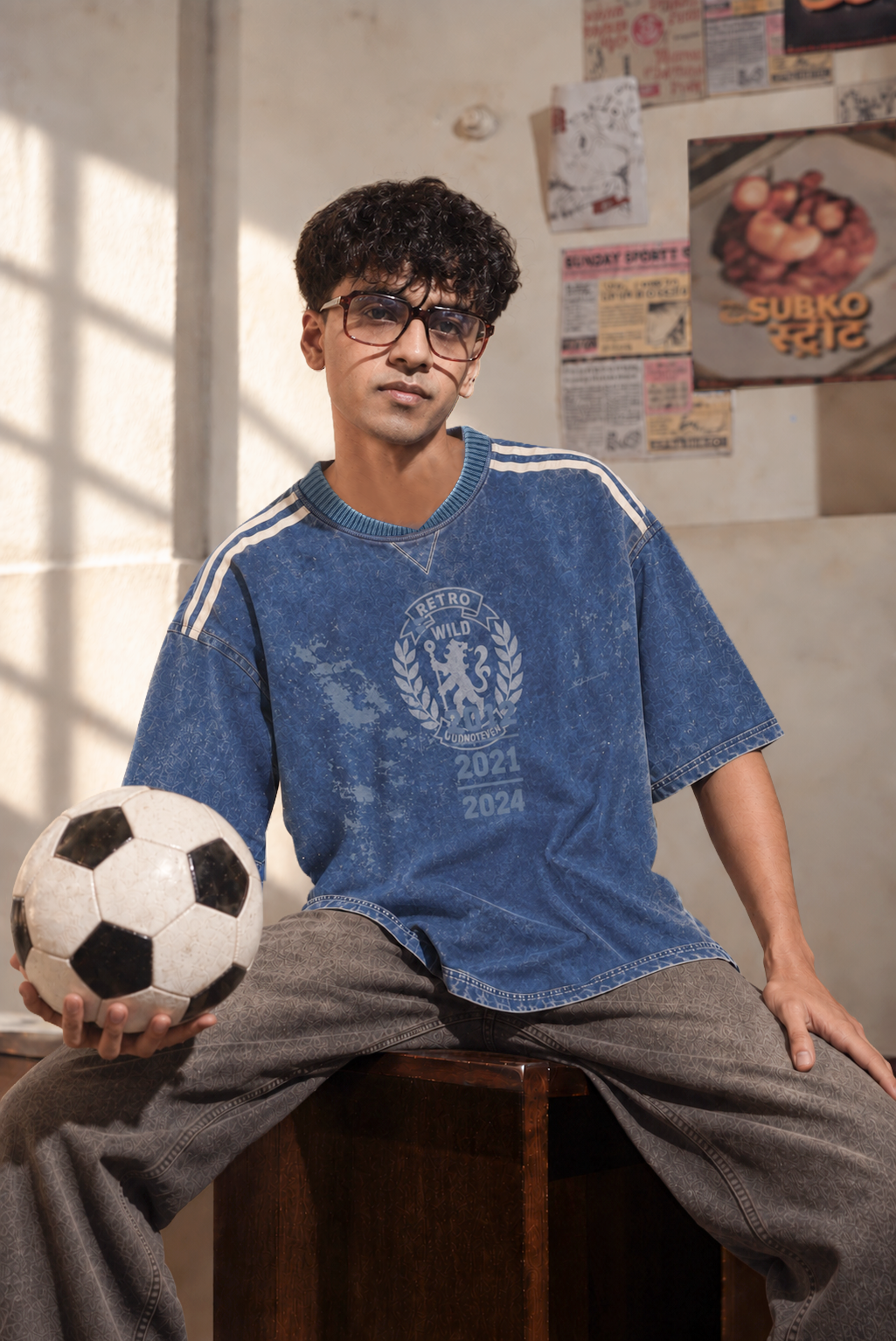 Blue Lions Retro Tee