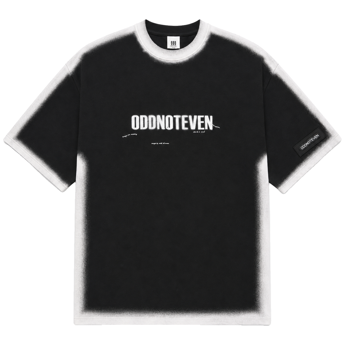 Falling Angel Oversized Tshirt Black