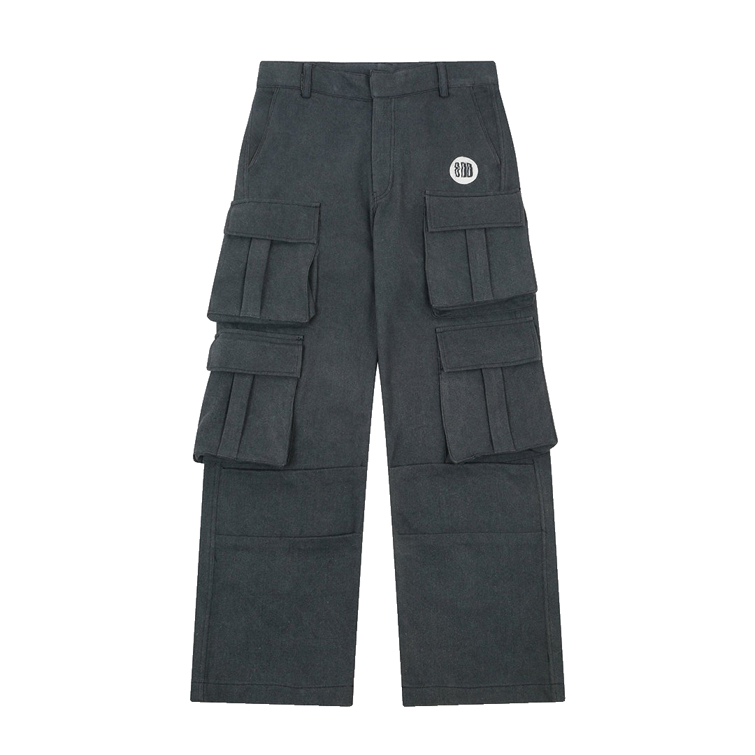 Grey Pocket-Pocket Denim