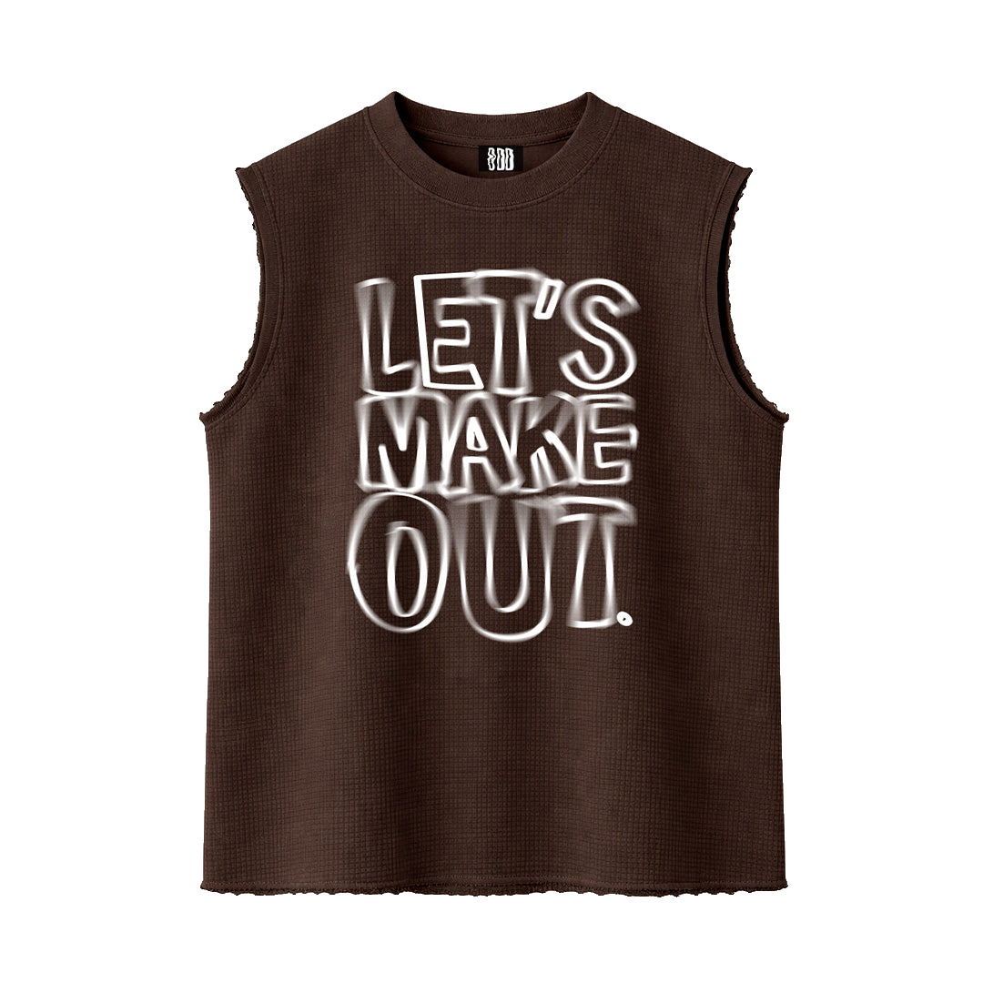 ODD ASAP Makeout Brown Sleeveless T Shirt