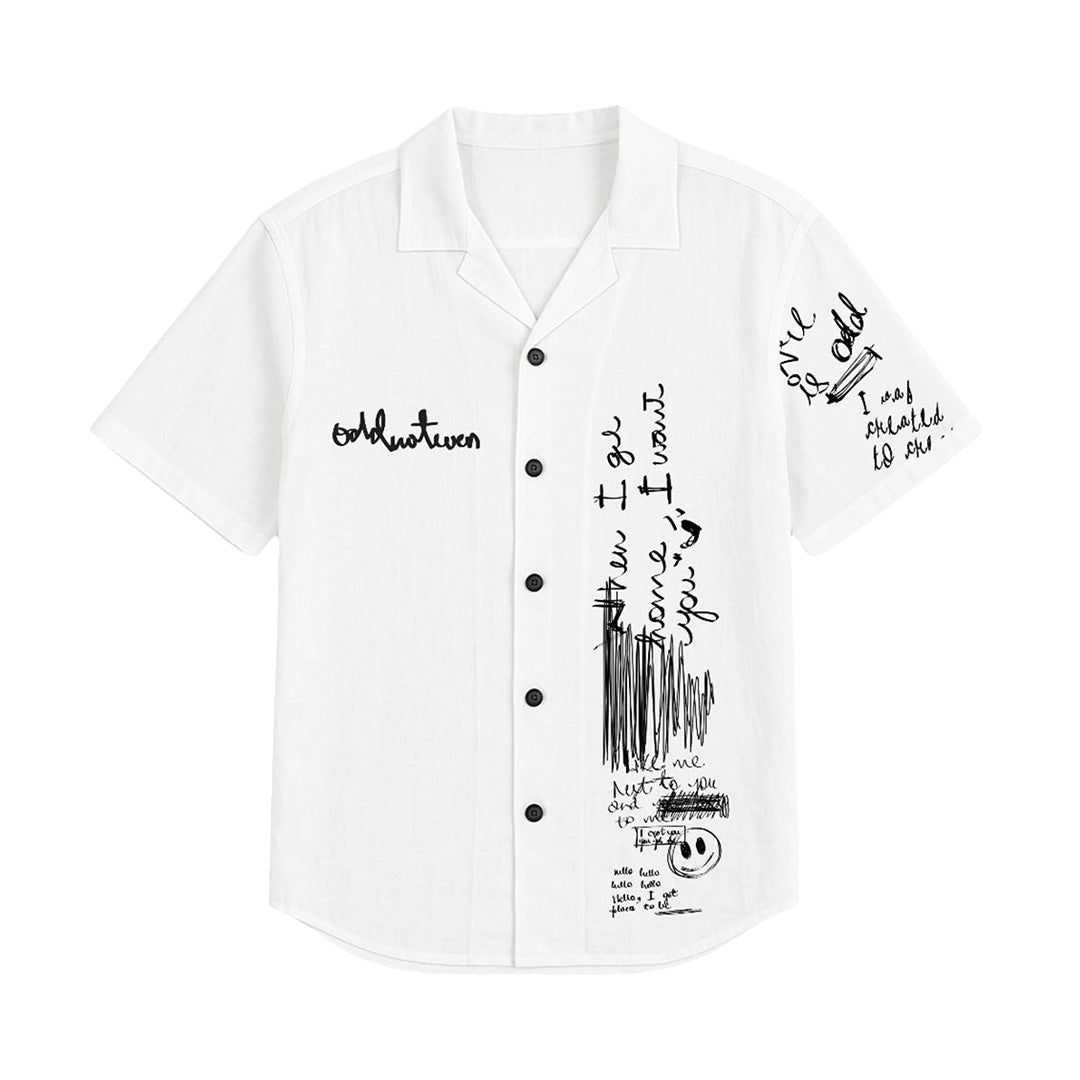 'Places to be' Linen Shirt
