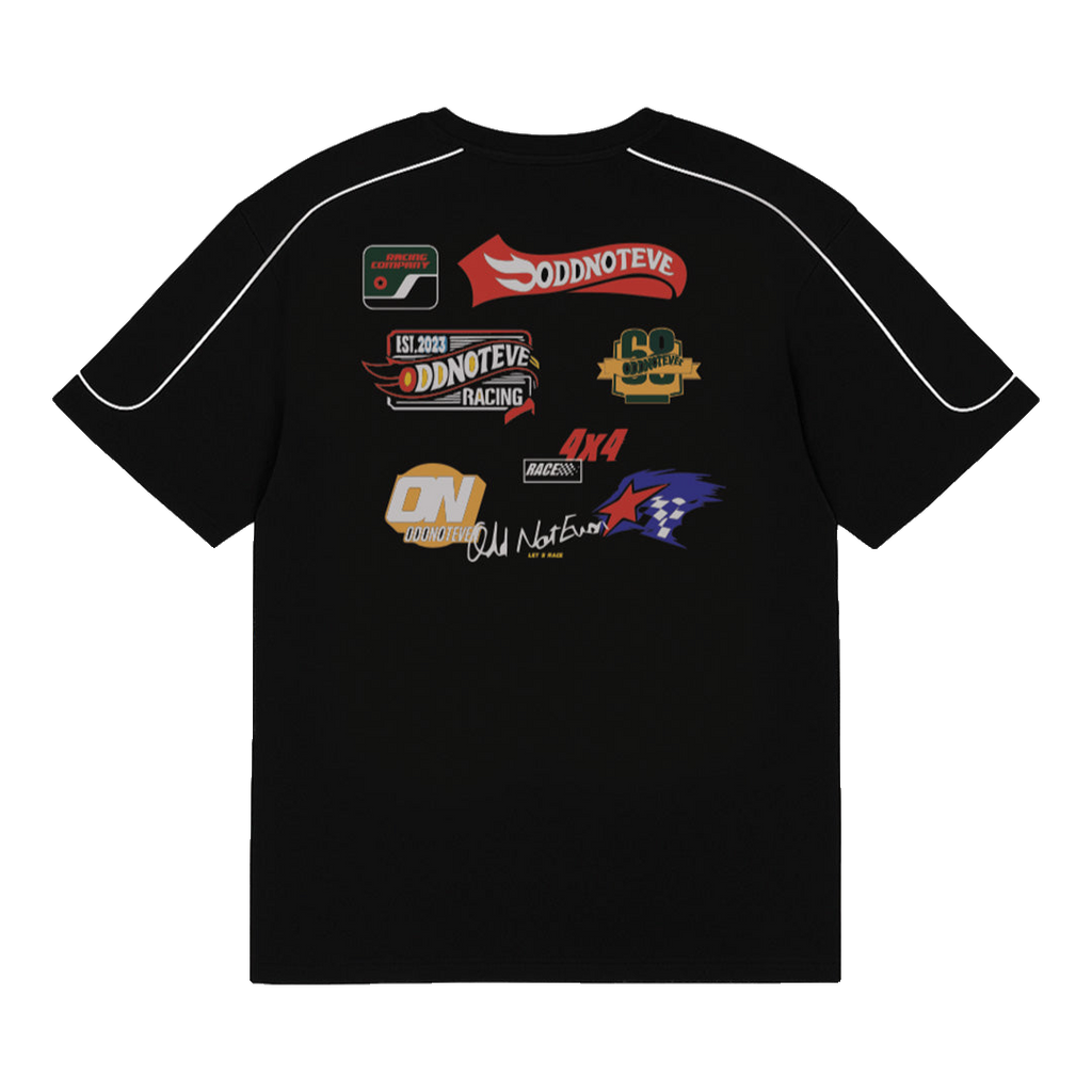 Racer Black Tshirt