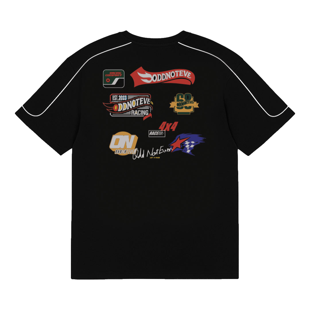 Racer Black Tshirt