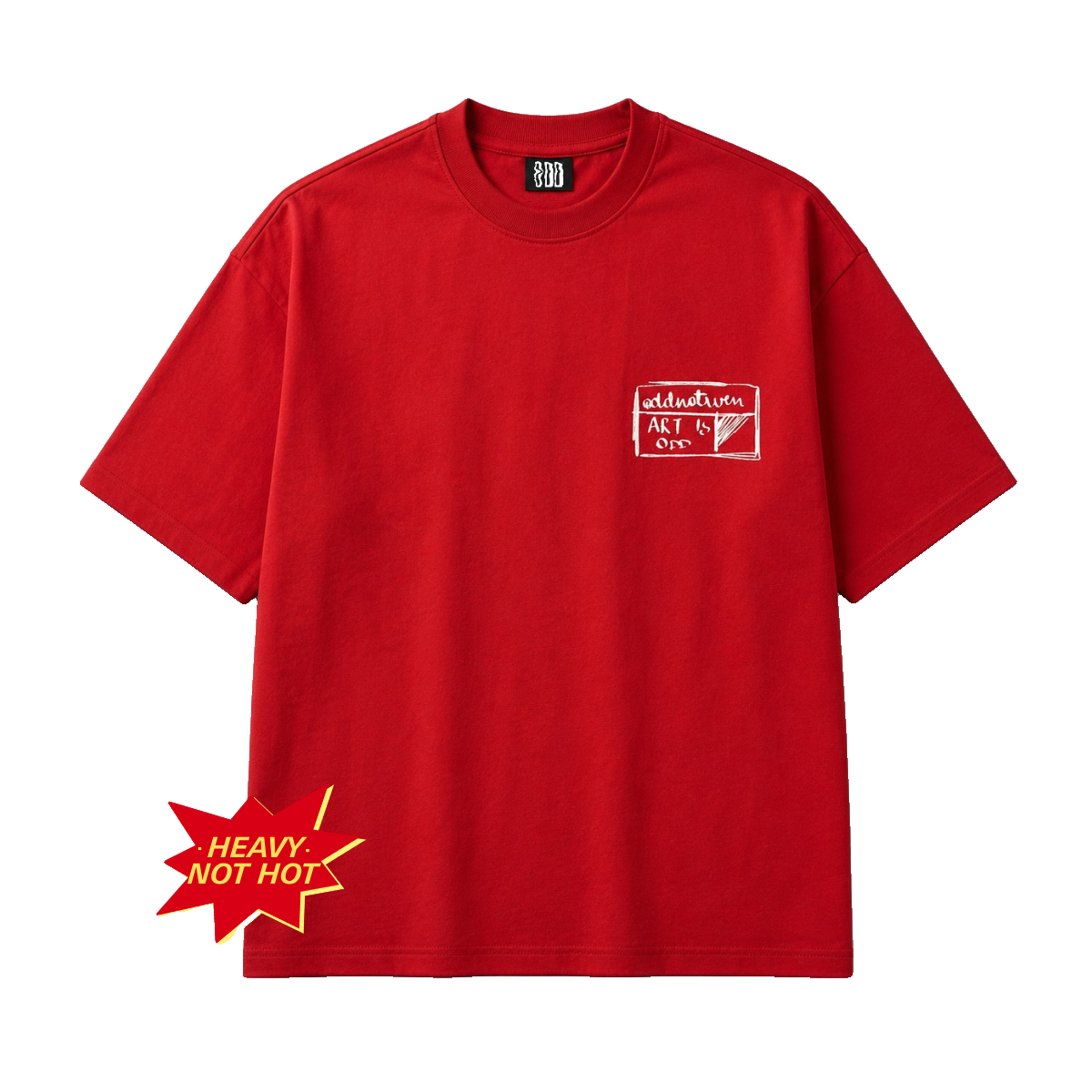 Odd Red Basic Tshirt