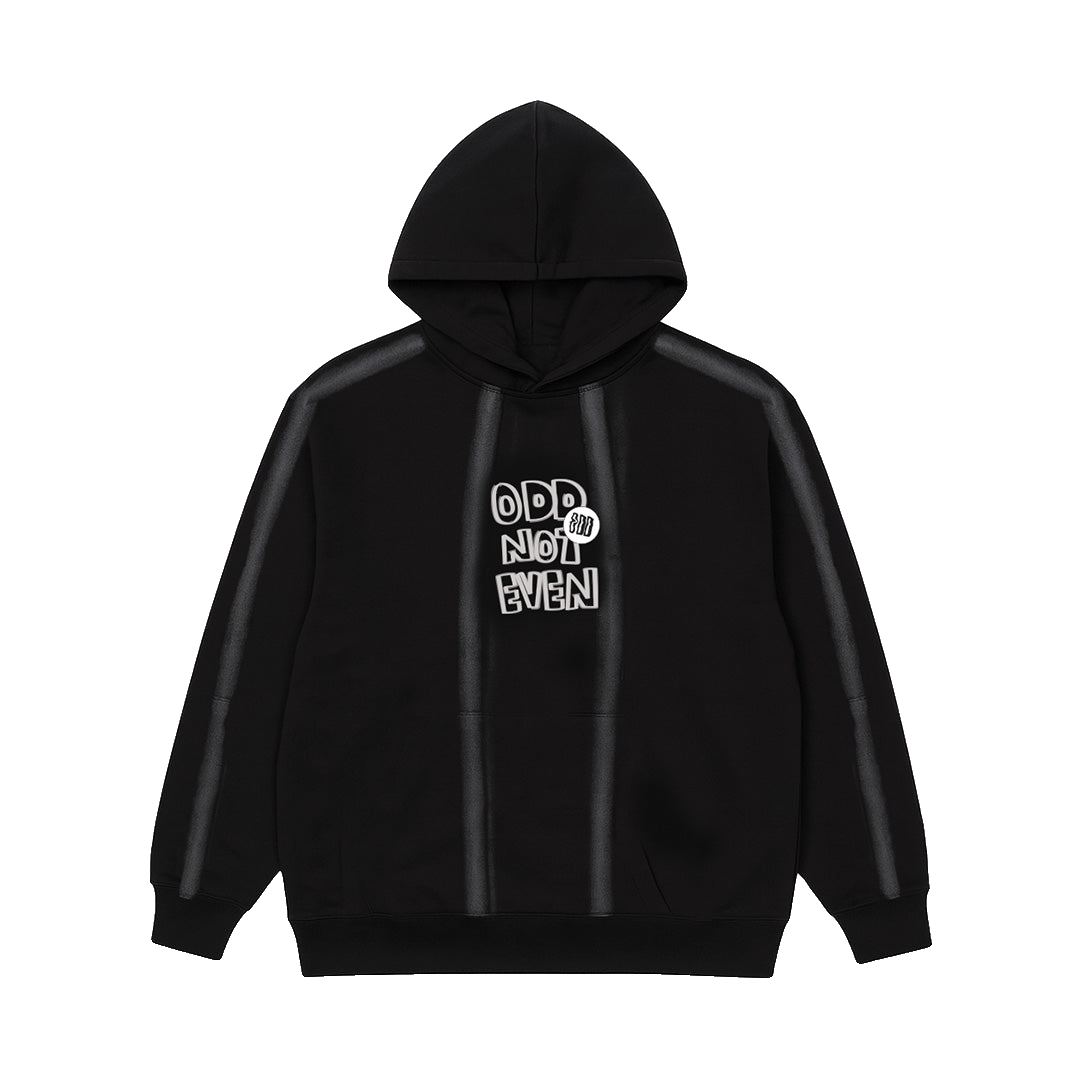Spray Black Hoodie