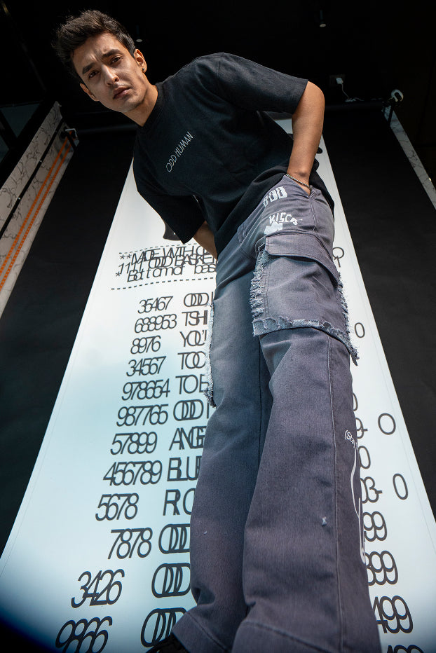 Stay Odd Stay Genius Cargo Pant - streetwear cargo pants for men and women