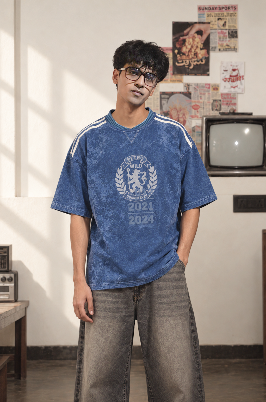 Blue Lions Retro Tee